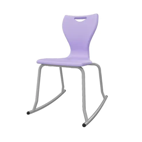 En Rock Educational Chair - Size 6 - Grey Frame - Lilac